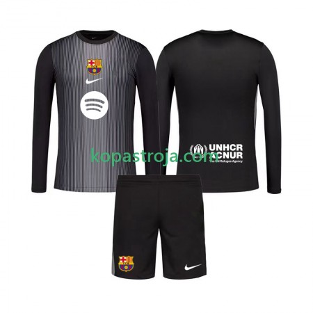 Billiga Fotbollströjor FC Barcelona Målvakt Barn Tredje tröja 2025/26 Långärmad